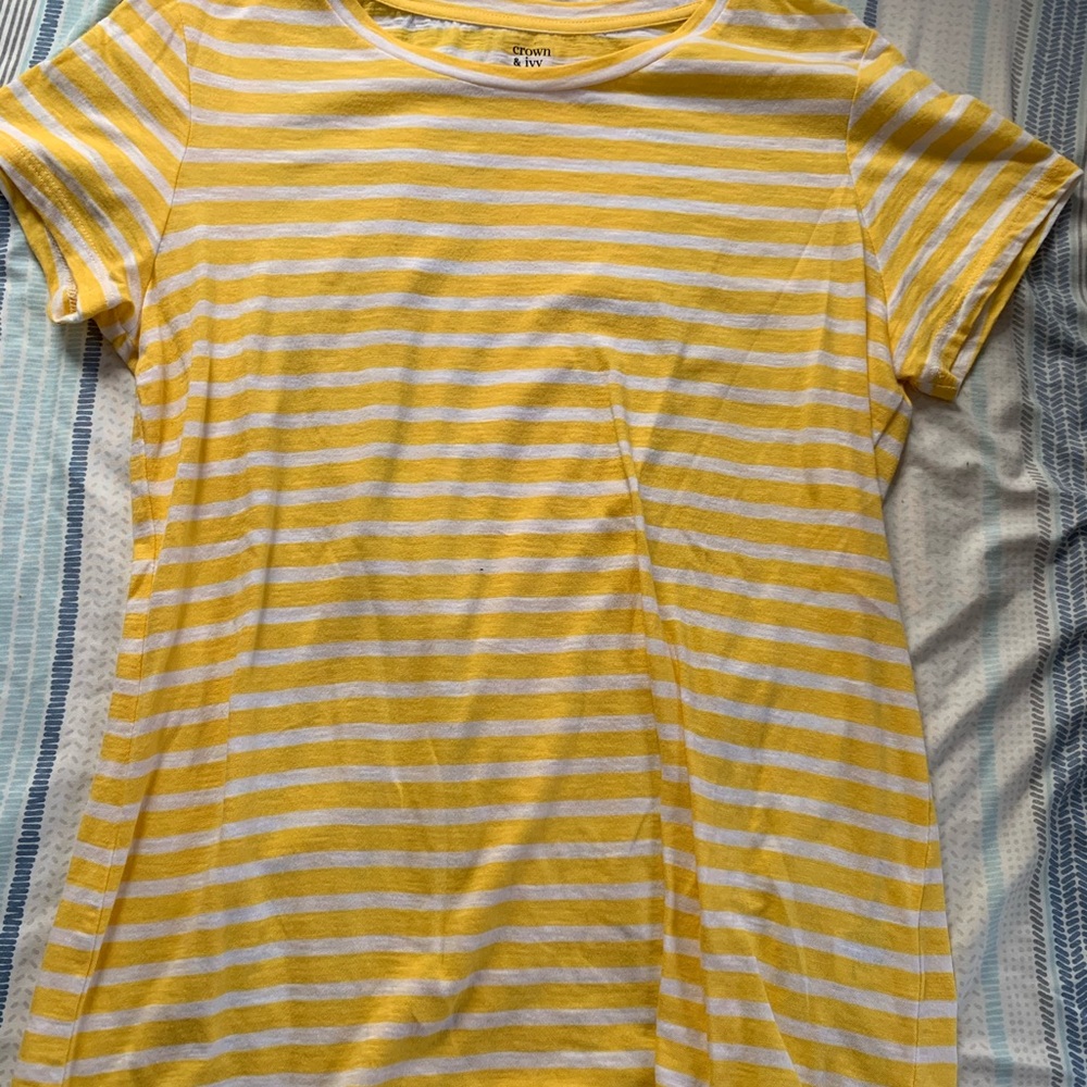 Yellow striped shirt